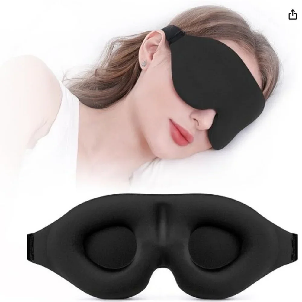 Sleep Mask with 3D Eye Socket for Zero Pressure